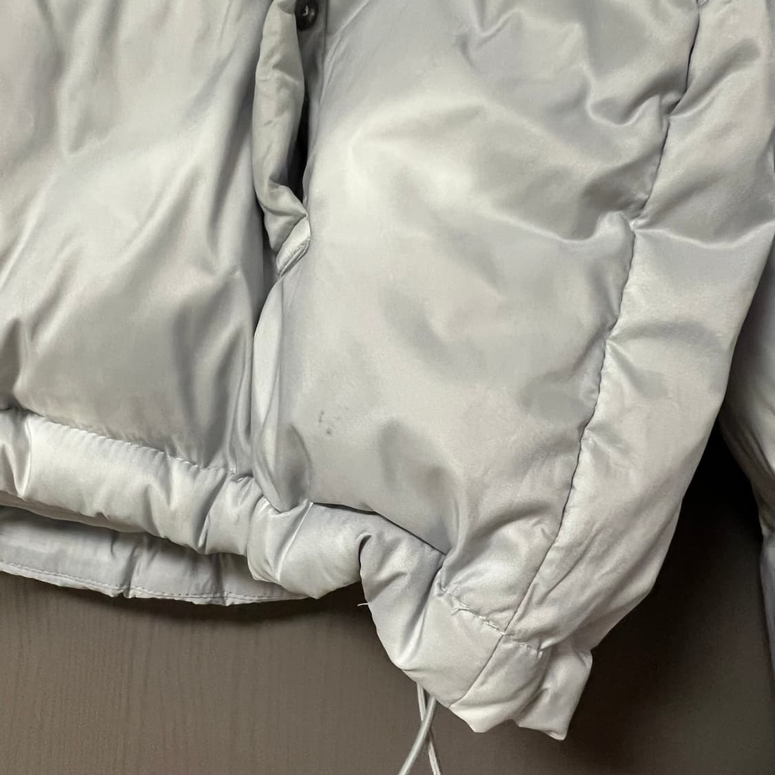 키르시 덕다운 숏패딩 그레이 상품이미지3