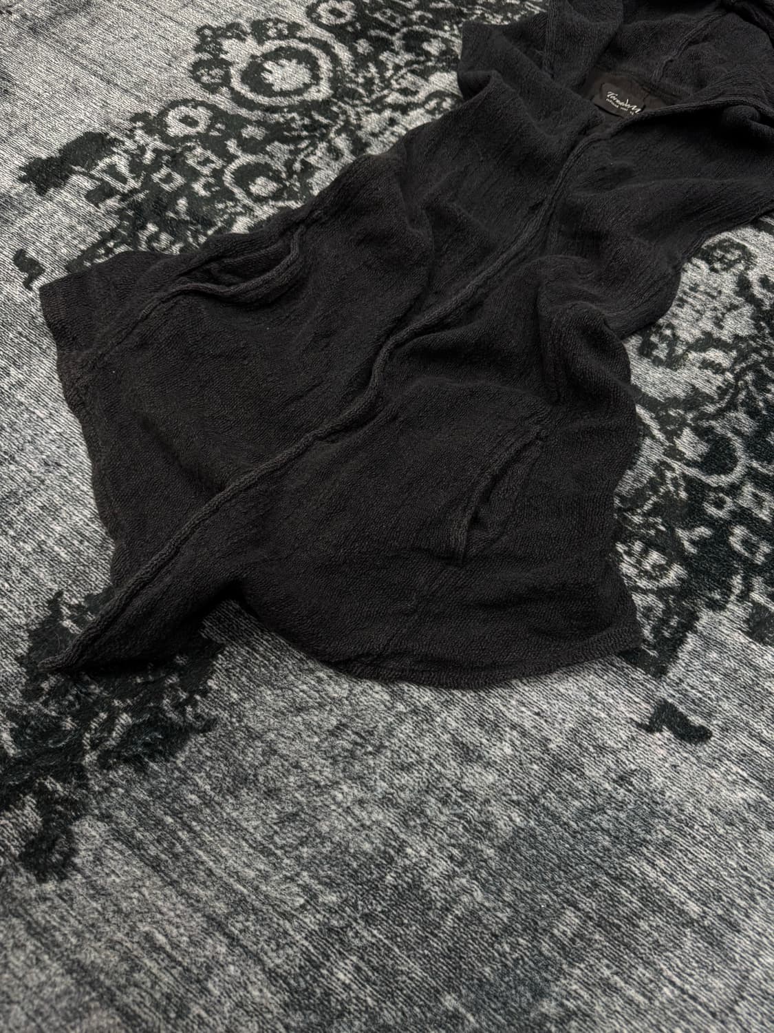 Tornado mart linen ninja hood sleeveless 상품이미지5