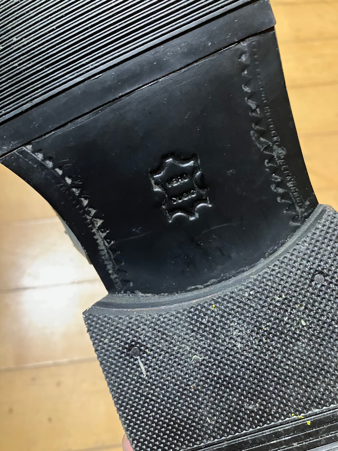 Japanese 90s 러스트 페인티드 스퀘어토 부츠 270 상품이미지3