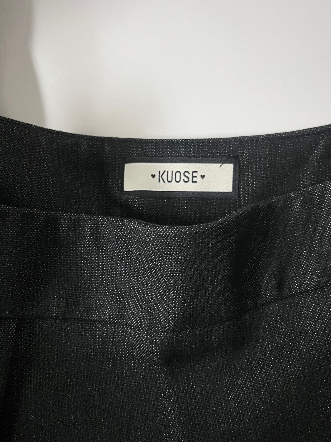 S) 쿠오세 KUOSE 플리츠 미디 스커트 블랙 상품이미지5