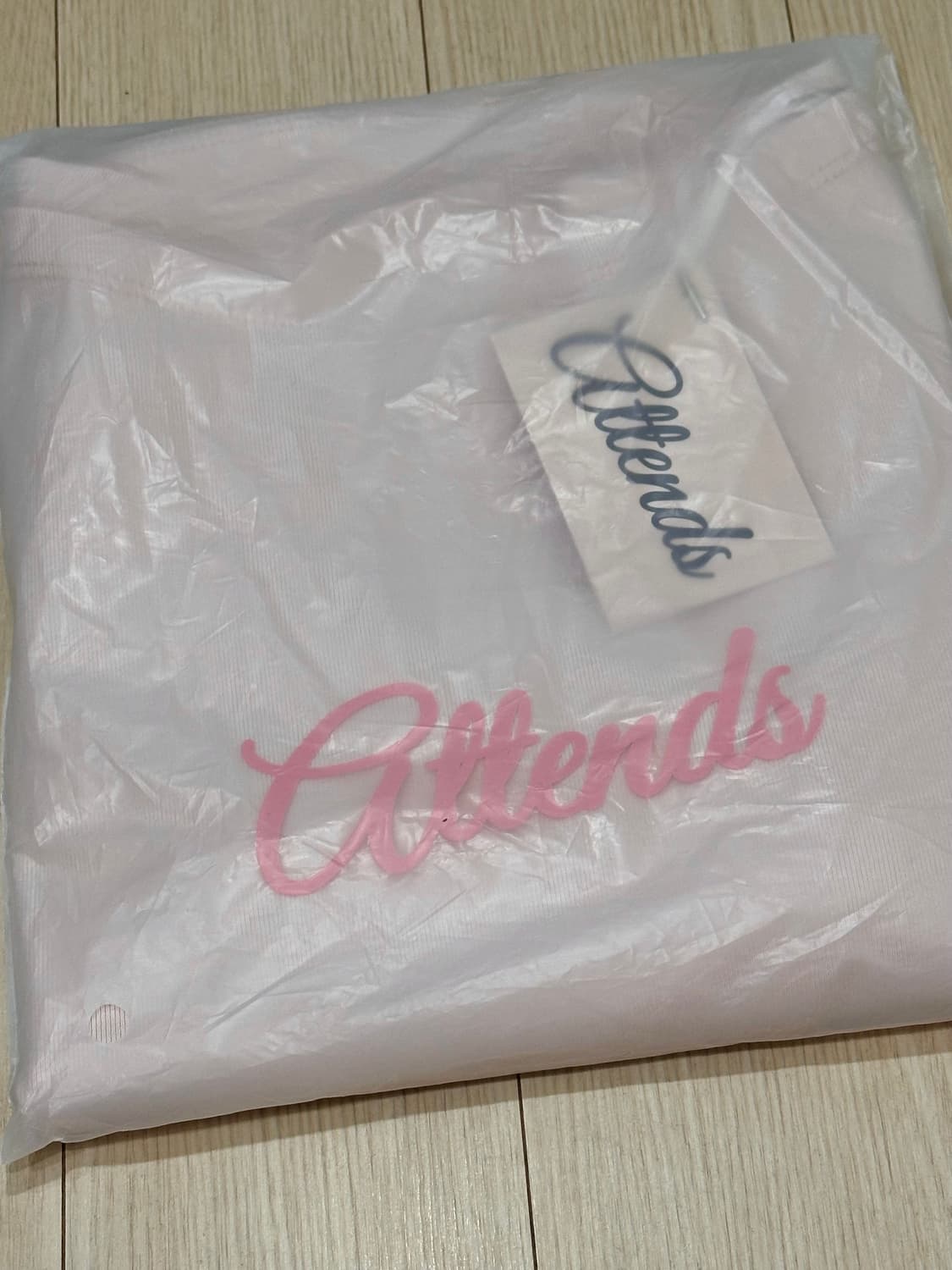 어텐즈 soft lace 3/4 sleeve tee (baby pink) 상품이미지5