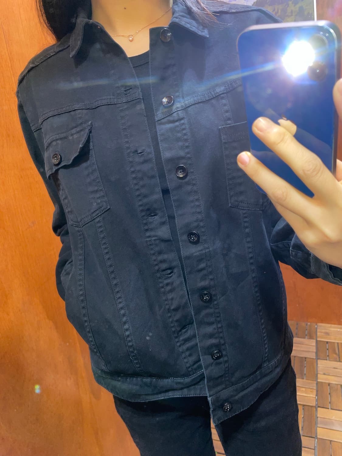 (S) Publish 빈티지 블랙 데님 자켓 상품이미지3