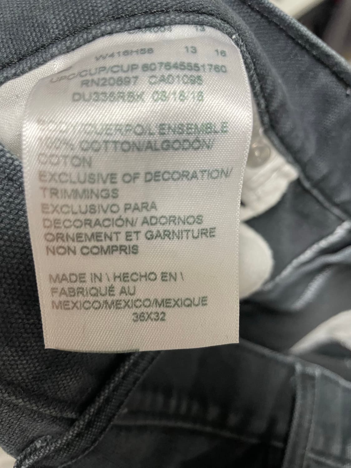 빈티지 디키즈 카펜터 워크 팬츠 36x32 상품이미지3