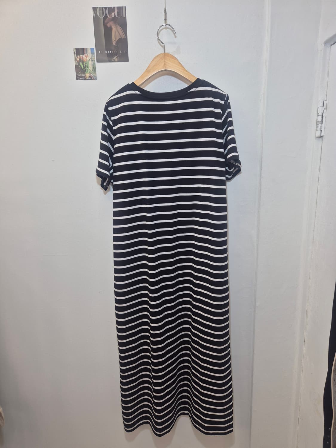 깔끔한 airrism 스트라이프 패턴의 유니클로 원피스  xl
사이즈 실 상품이미지3