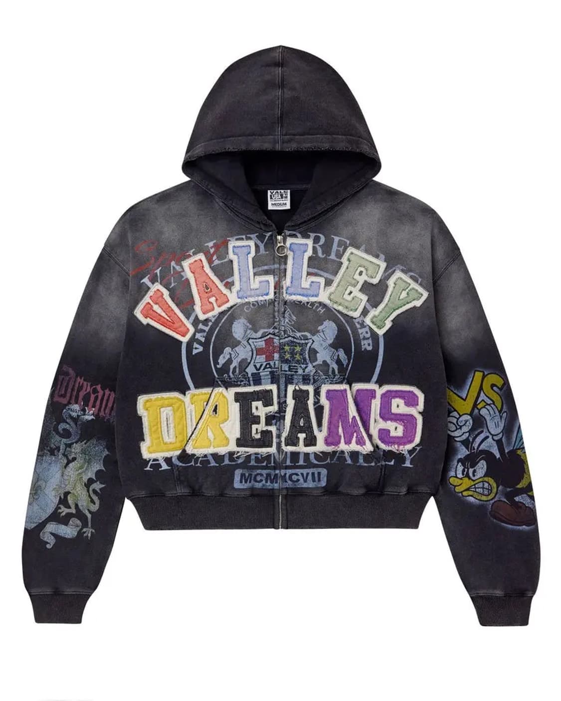 Vale Forever 크롭 집업 후드 L사이즈 (정품, 새상품) 상품이미지2