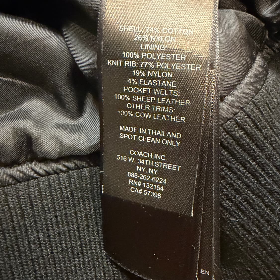 COACH 네이비 바라쿠다 자켓  상품이미지5