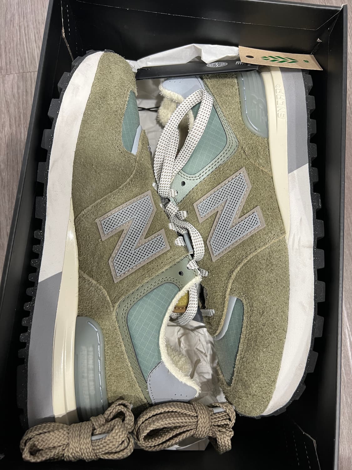 (250) 스톤아일랜드 뉴발란스 574 레거시 그린 상품이미지1