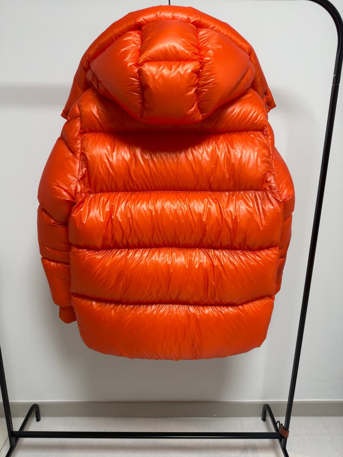 [국문택, 5사이즈] 몽클레어 라멘틴 쇼트 구스다운 패딩 오렌지 상품이미지7