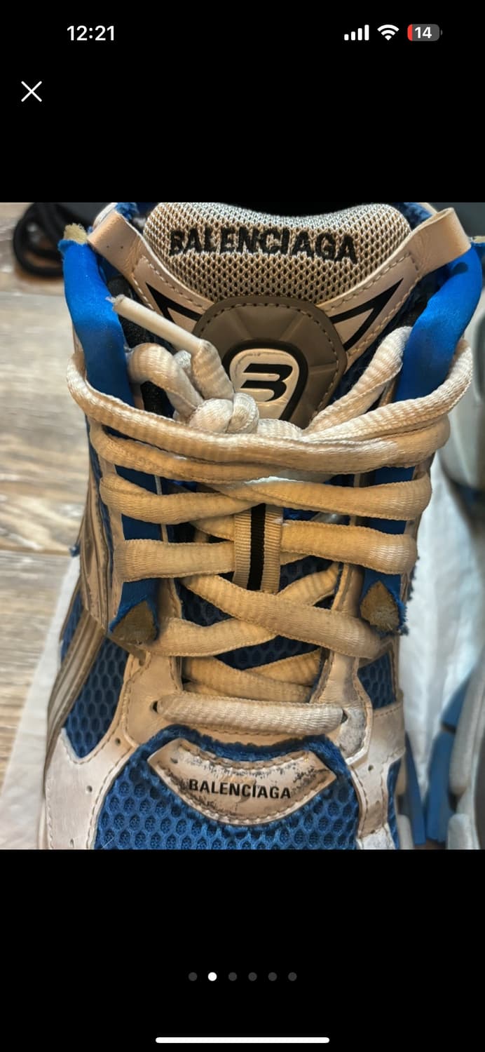 발렌시아가 뉴러너 스니커즈 43 블루 상품이미지2