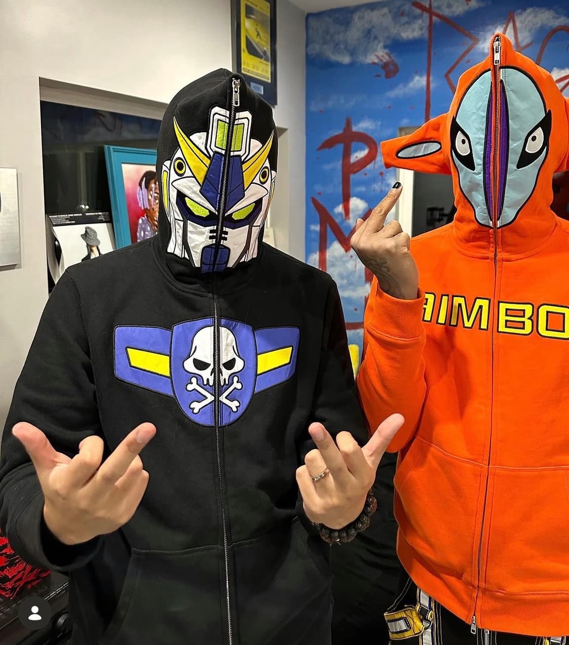 희귀매물) M Ecosys 건담 후드집업 베이프 스투시 상품이미지1