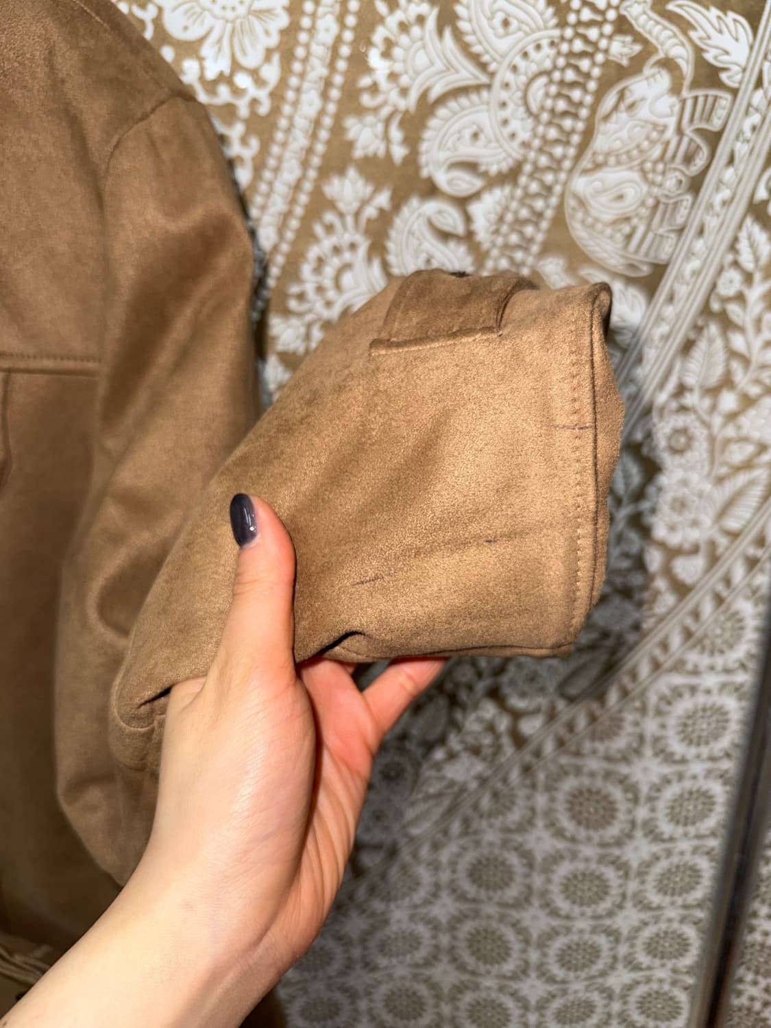 Great gatsby 그레이트 게츠비 벨티드 양털 무스탕  상품이미지6