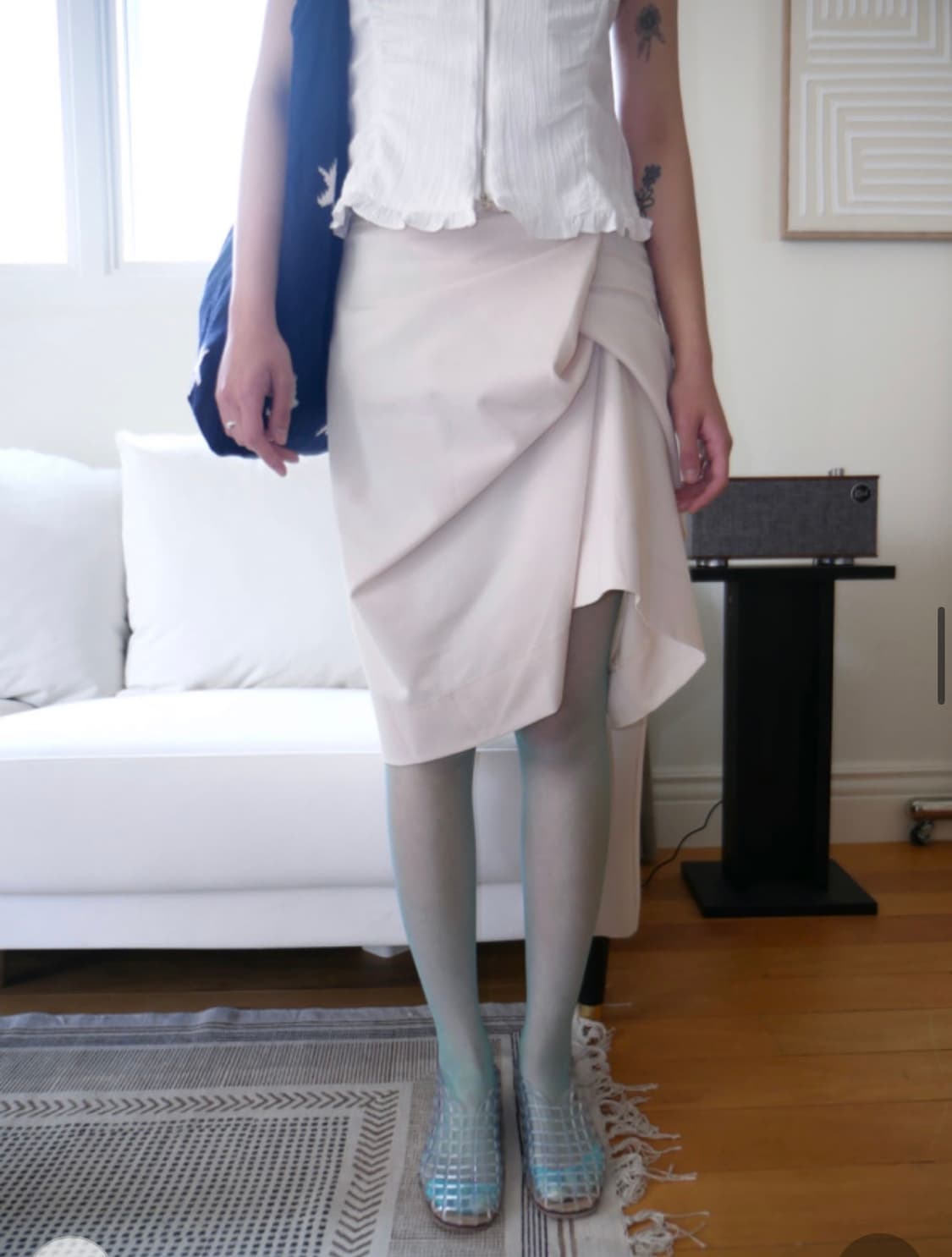 튤립 미디 스커트 상품이미지2