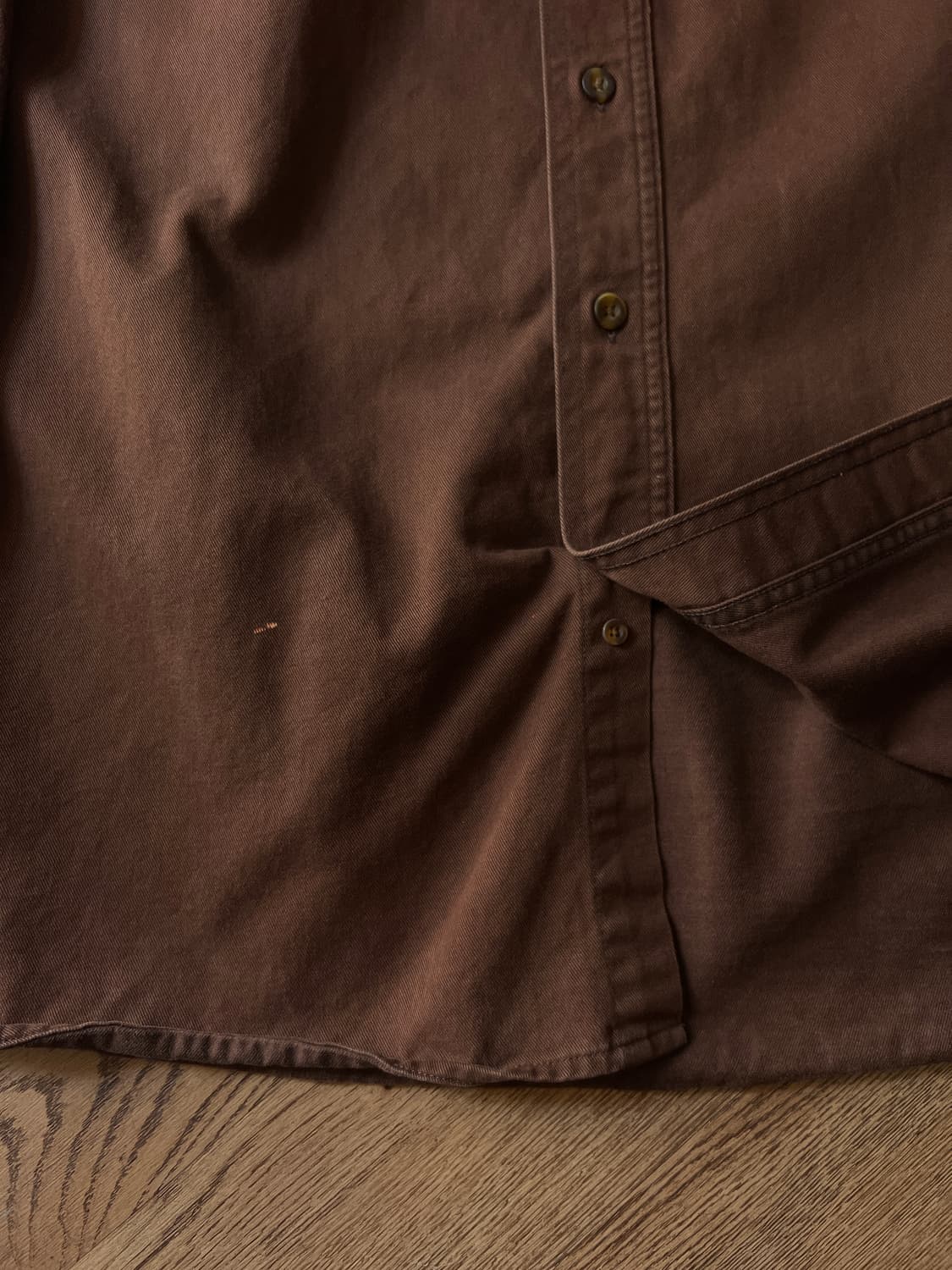 [2XL]칼하트 USA 2포켓 다크브라운 코튼 워크 셔츠 상품이미지4