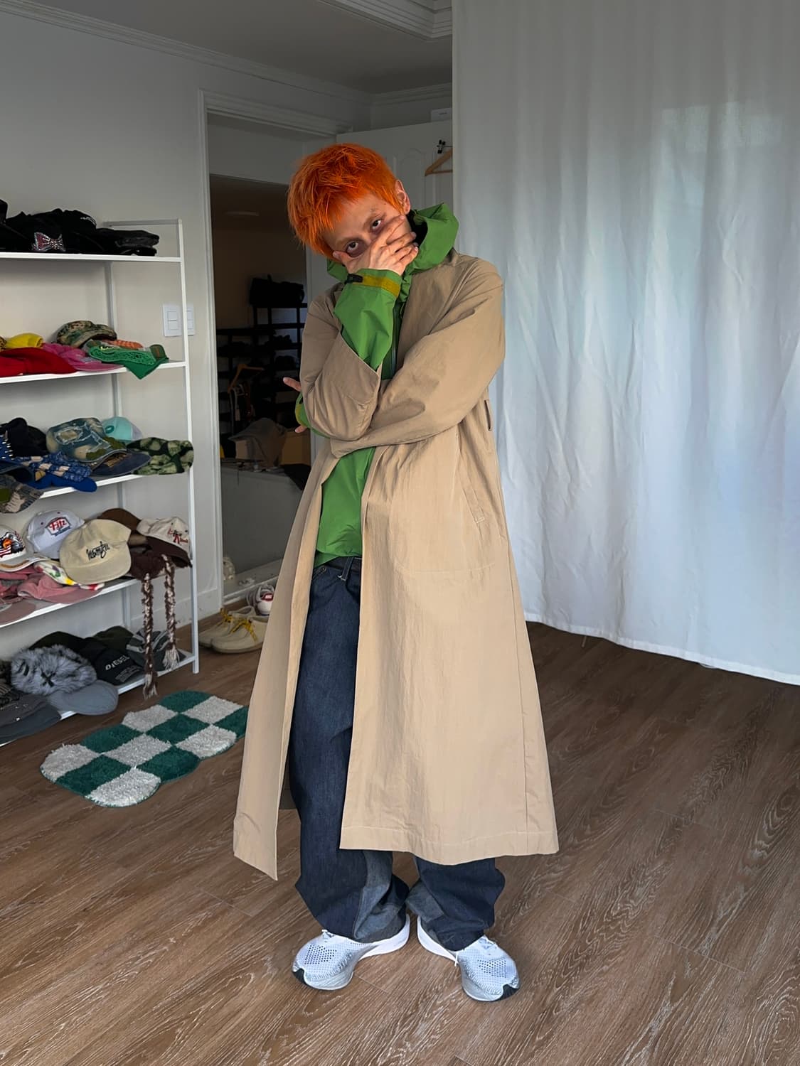 IENA 버튼 리스 코트 상품이미지3