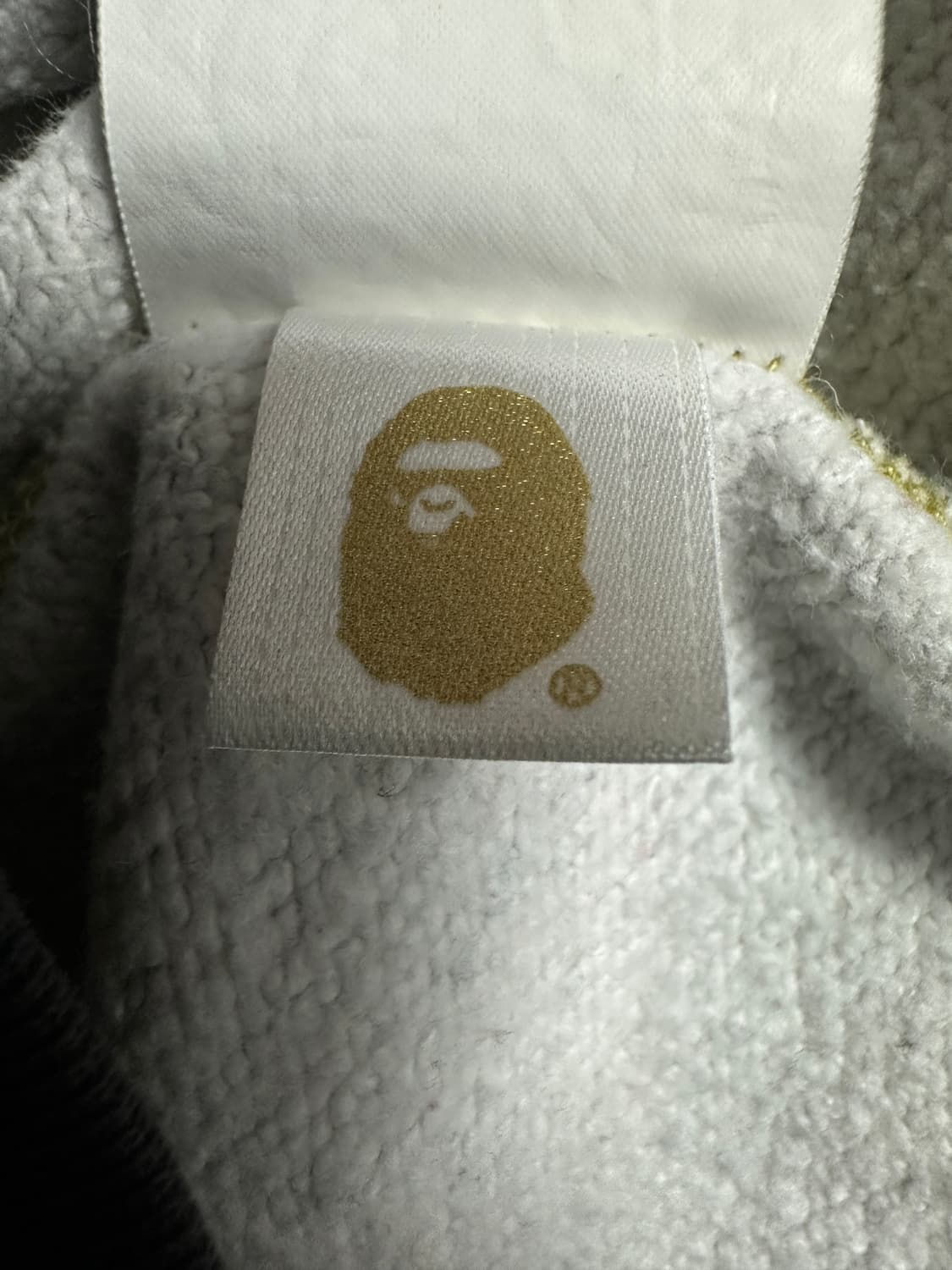 베이프 체크 카모 샤크 후드 집업 상품이미지5