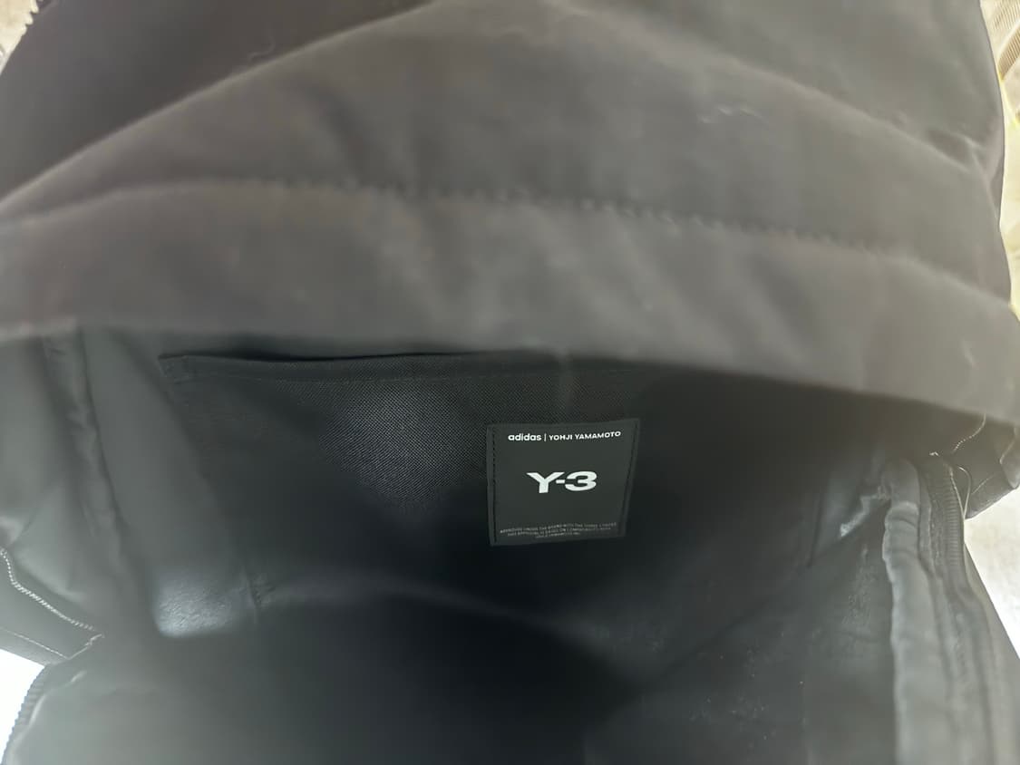 Y-3 로고 나일론 지퍼 백팩 JW6215 BLACK 상품이미지3