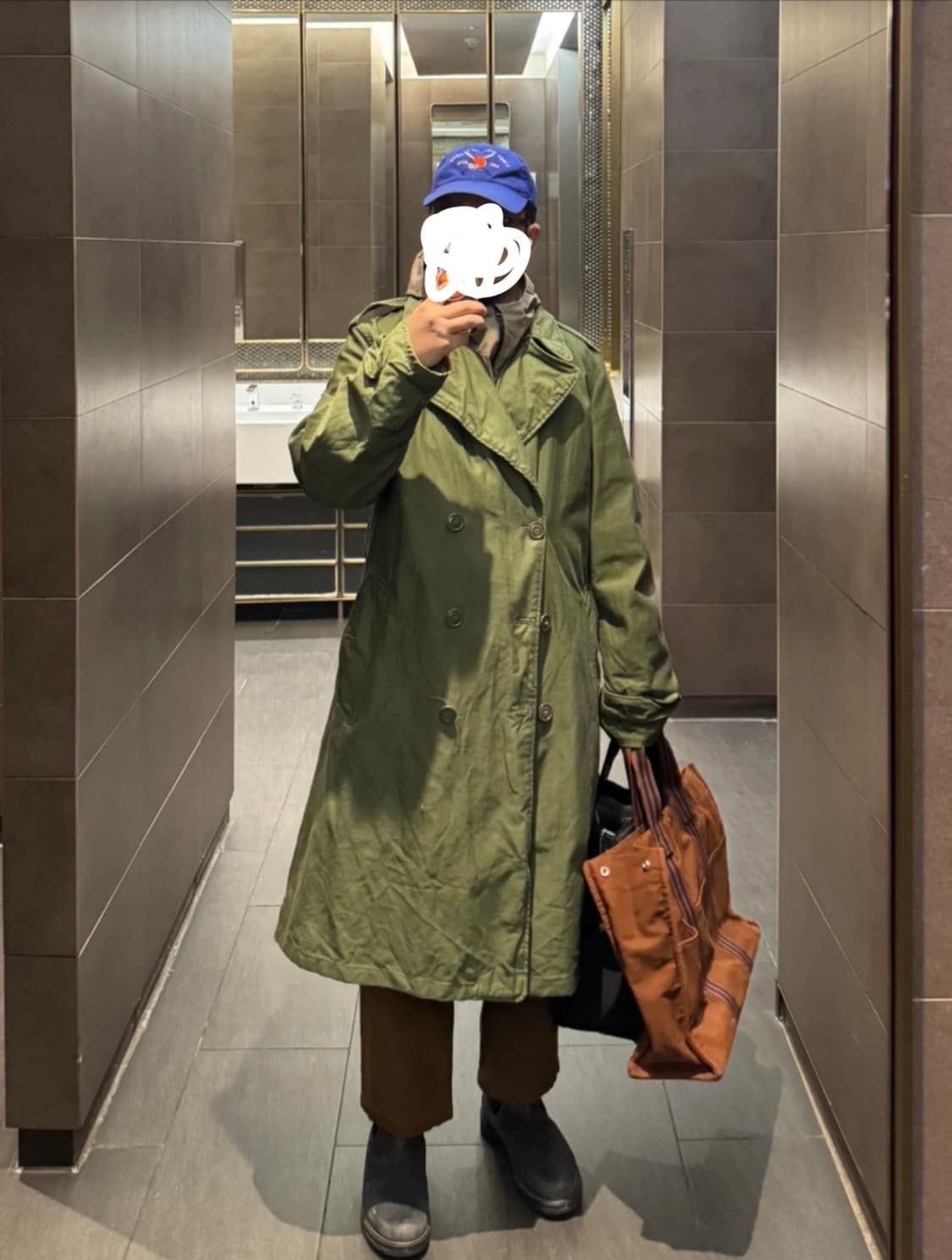 (105)미군 장교 트렌치 코트 OG-107 상품이미지2