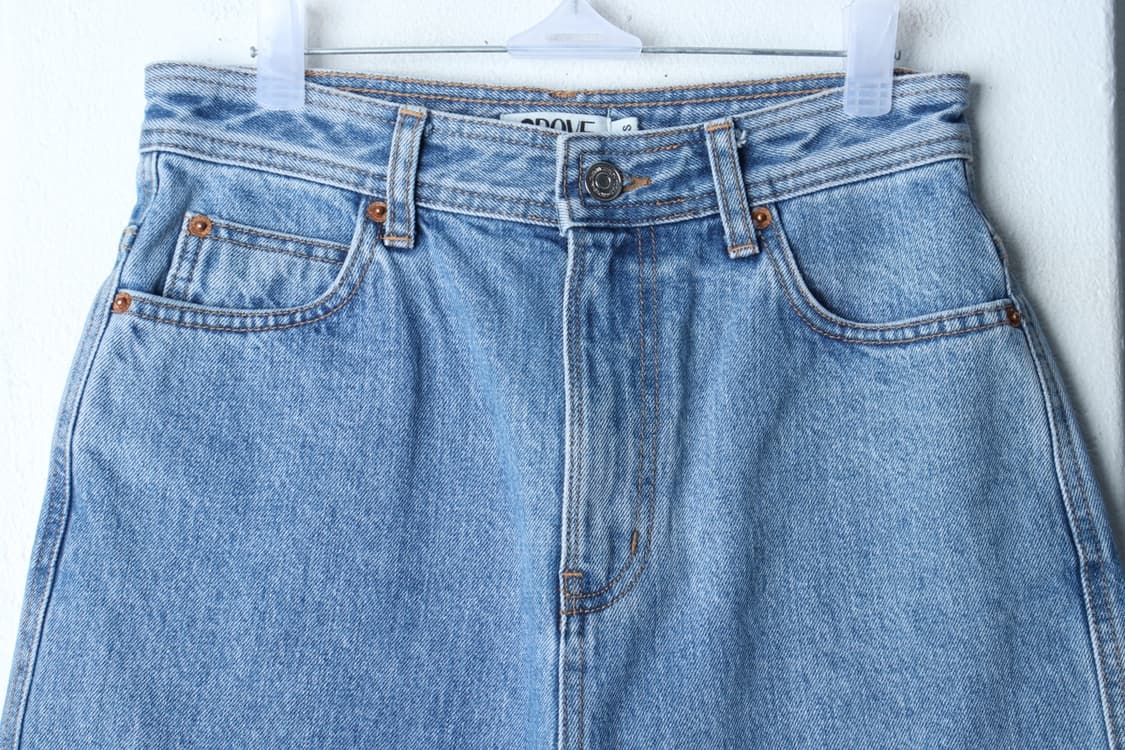 (S) 그로브 반바지 팬츠 버뮤다 데님 연청 아메카지-P9887 상품이미지3