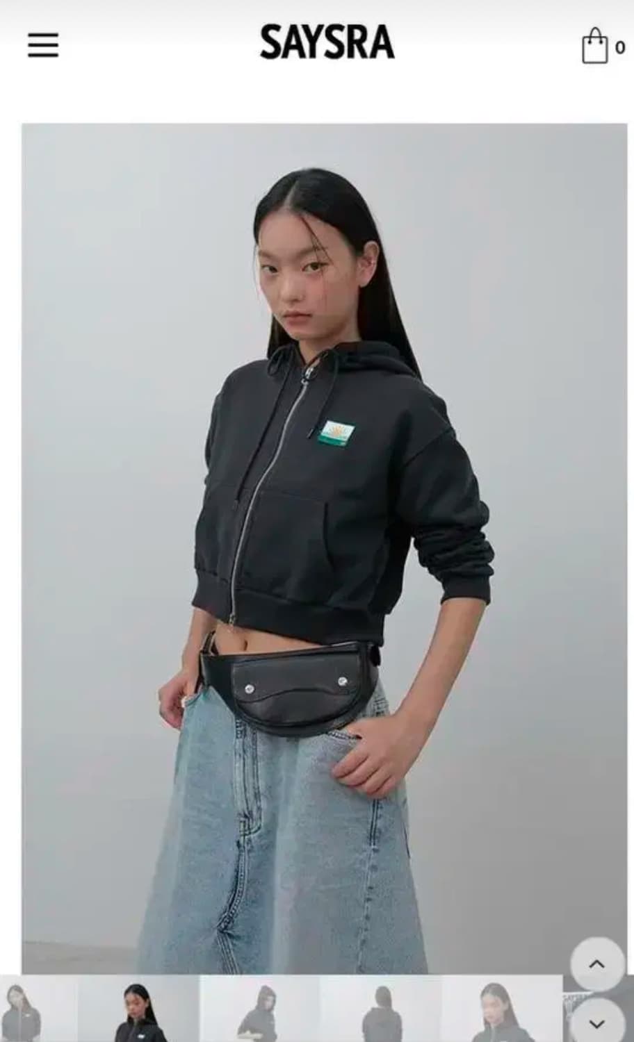 세이스라 후드집업 네이비 상품이미지1