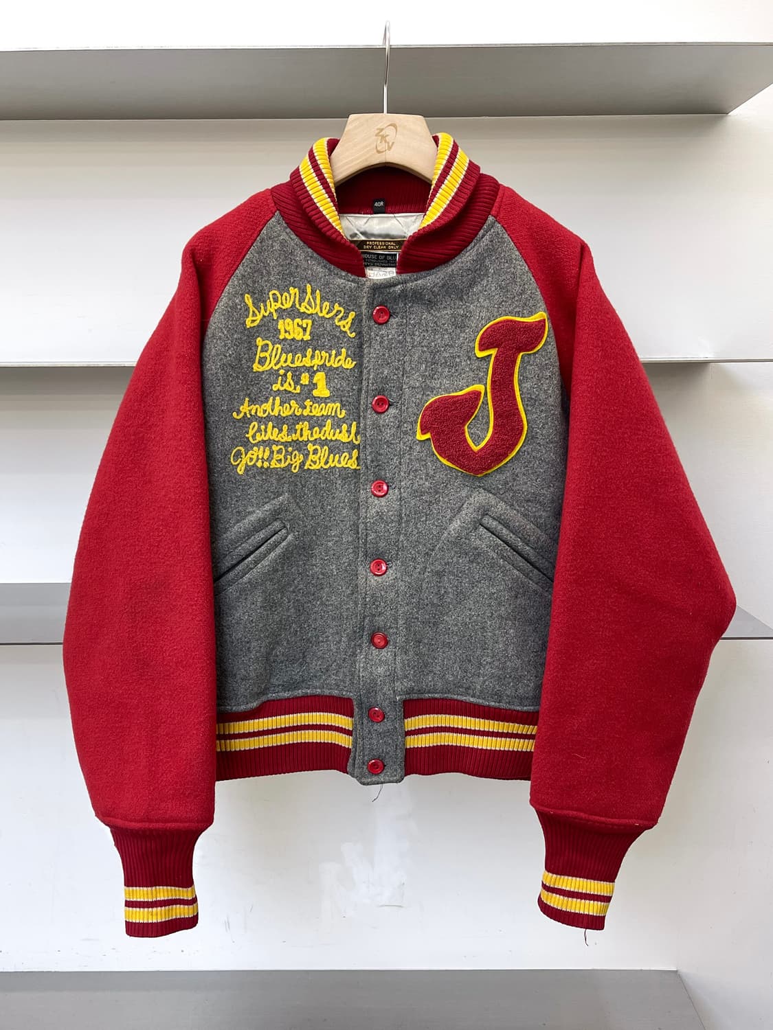 House Of Blues 스포츠 울 바시티 자켓  상품이미지1