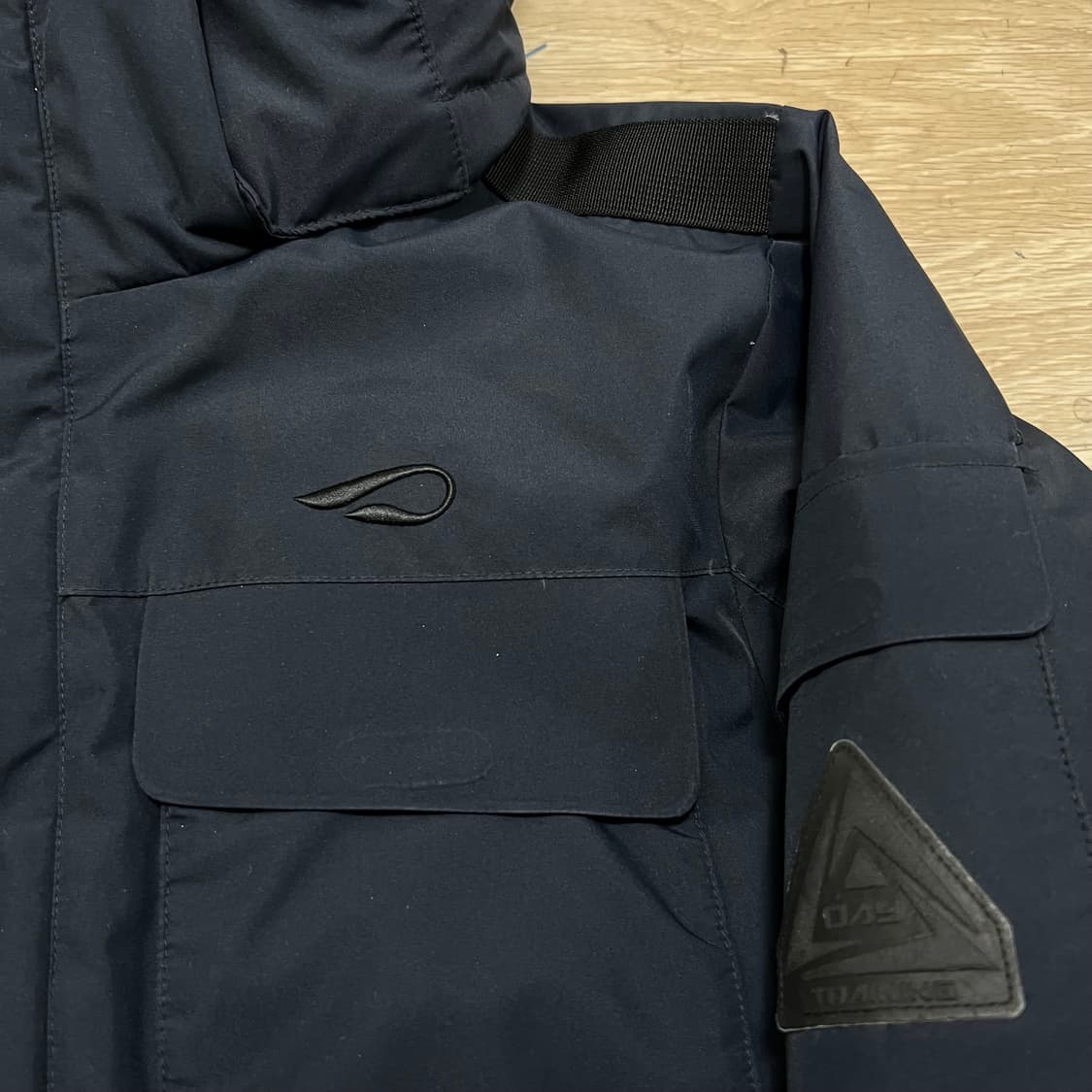 프로스펙스 덕다운 로고 후드 패딩 점퍼 [네이비] M/95 상품이미지4