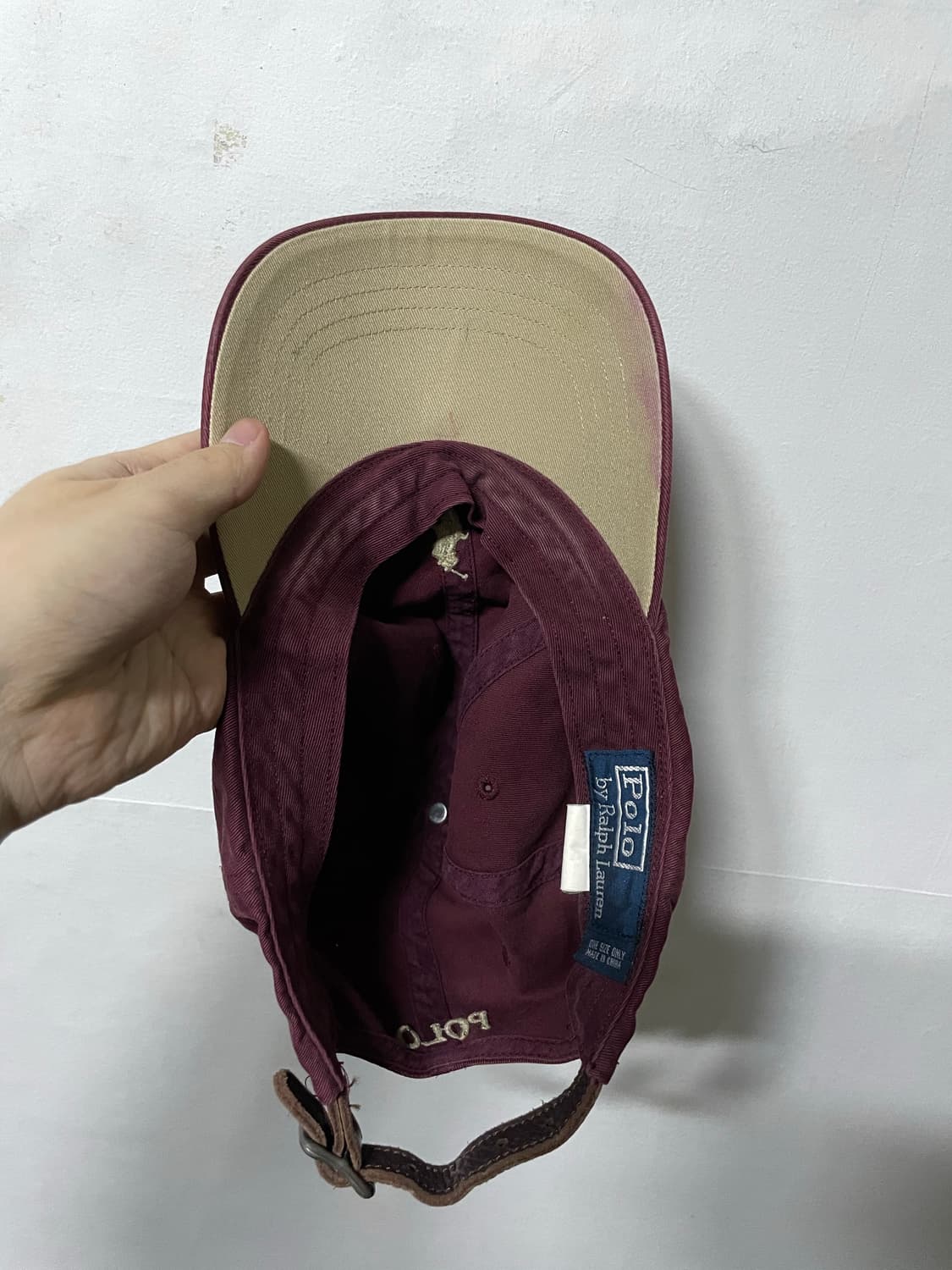 폴로 랄프로렌 모자 볼캡 가죽스트랩 상품이미지8