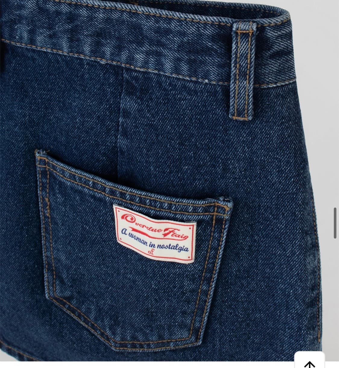 오버듀플레어 데님 미니스커트 청치마 상품이미지6