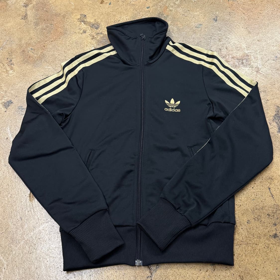 [정품/85] 아디다스 블랙 골드 삼선 트랙탑 골검 져지 b17 상품이미지2