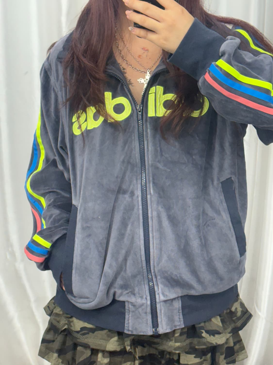 Adidas gray velvet jersey 상품이미지1