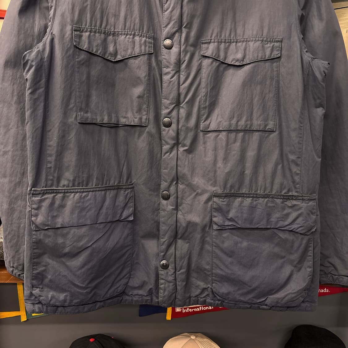 바버 베들리 퀼트 리버시블 그레이트 코트 코튼 필드자켓 N966 상품이미지4