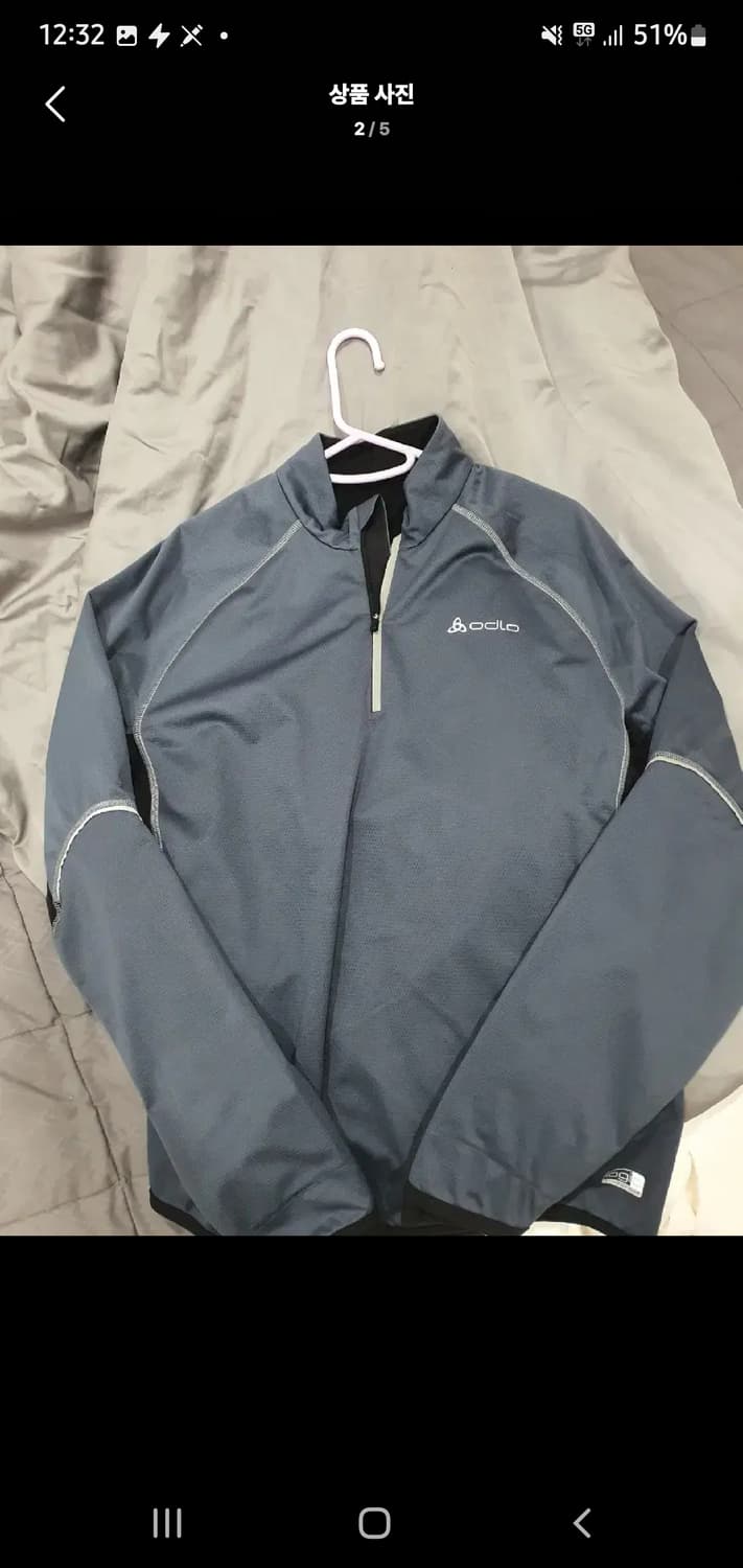 오들로 윈드프로 하프집업 상품이미지2