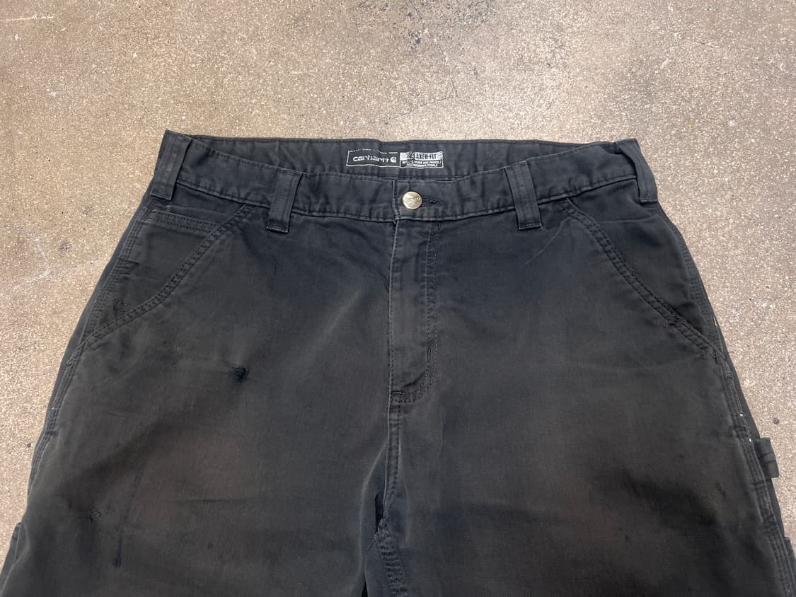 칼하트 릴렉스핏 카펜더 팬츠 블랙 상품이미지2