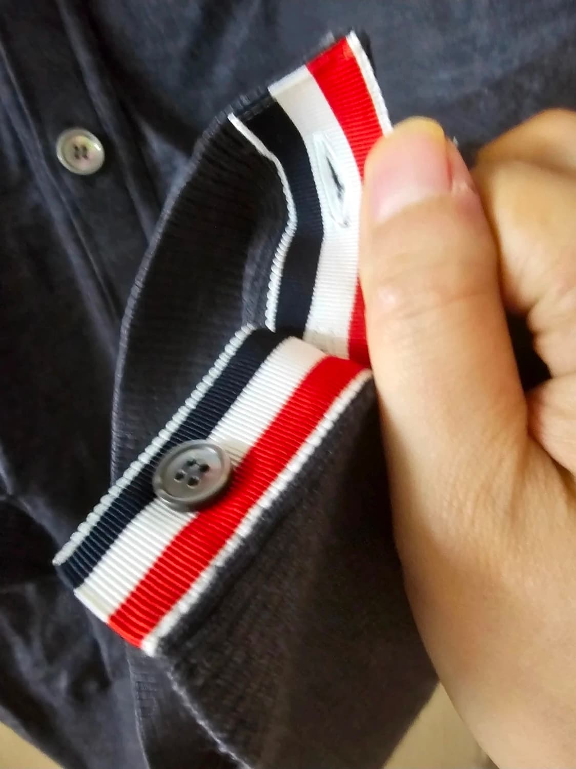 톰브라운 메리노울 백스트라이프 가디건(4/정품) 상품이미지6