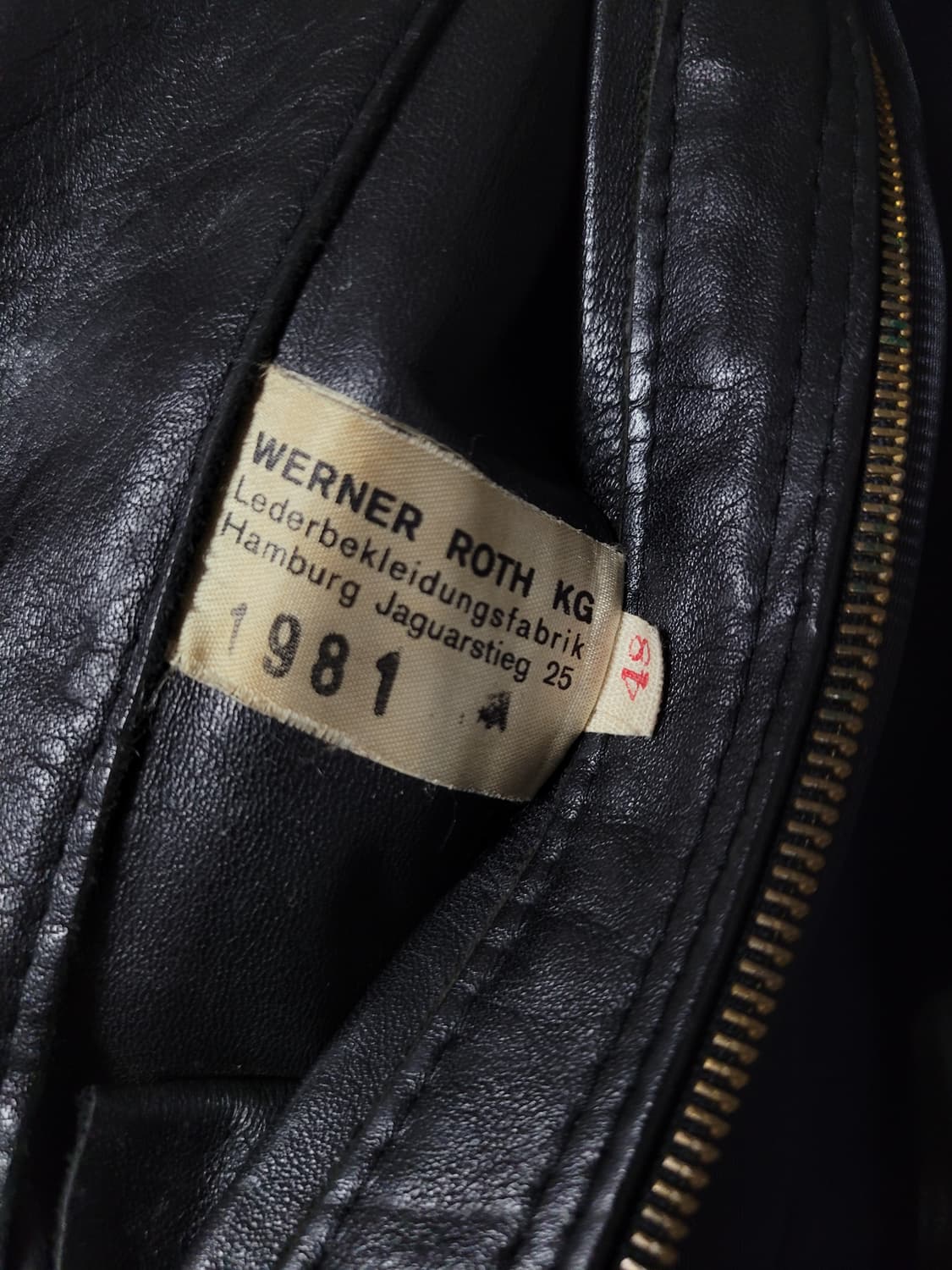 German 80s heavy leather coat 상품이미지2