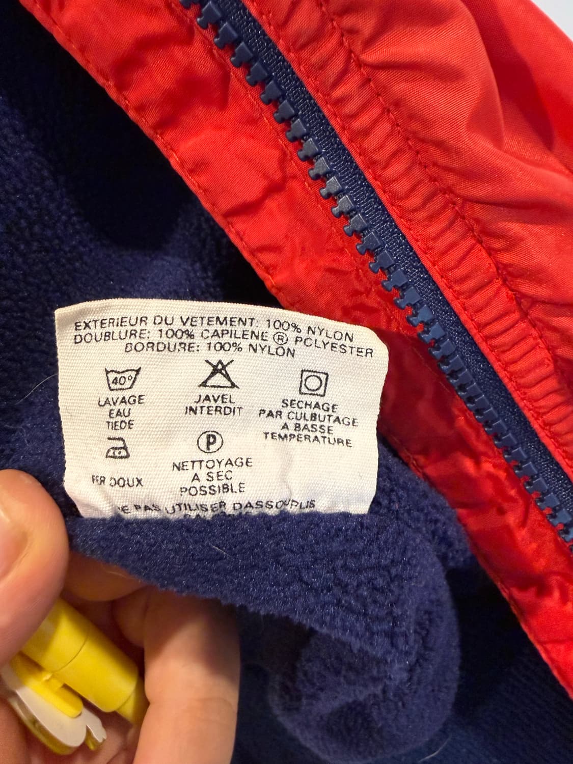 [XL] 90s USA 파타고니아 쉘드 신칠라 레드 상품이미지5