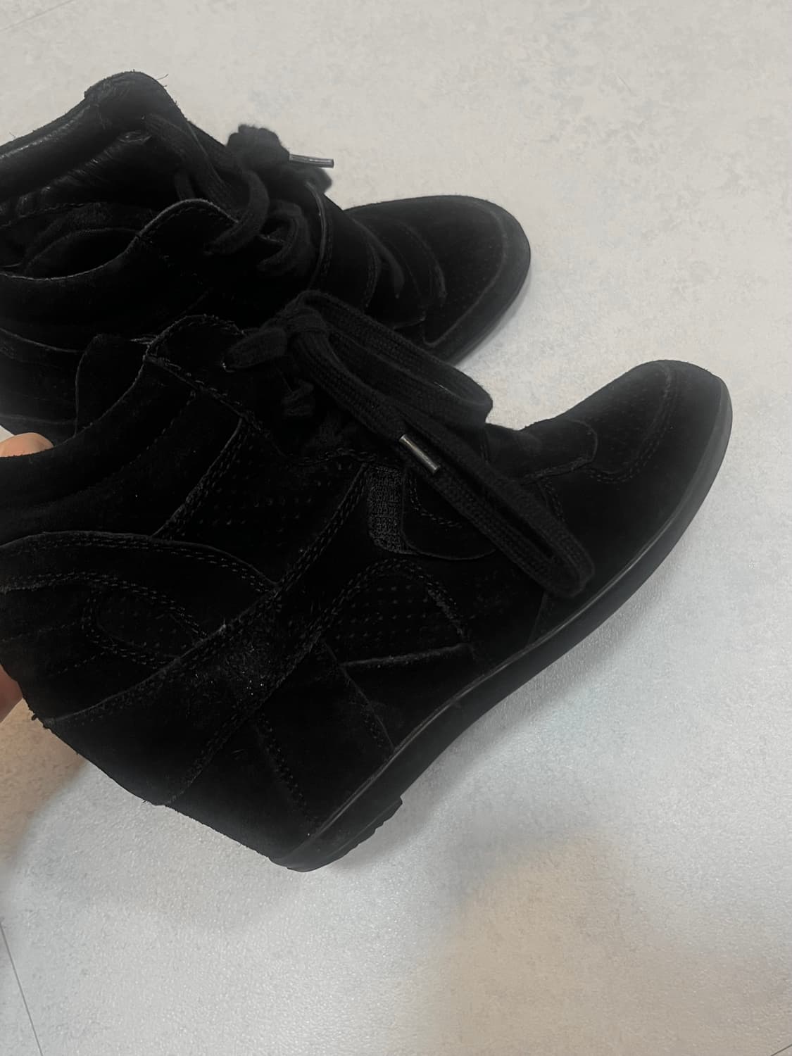 ash 아쉬 스웨이드 웨지힐 스니커즈 240 상품이미지3