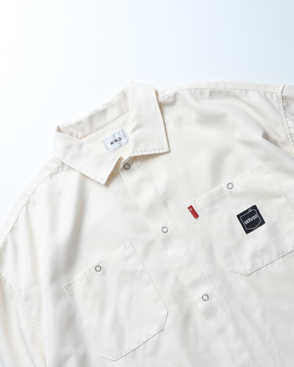WHO'S WHO gallery Dot Button S/S Shirt 상품이미지6