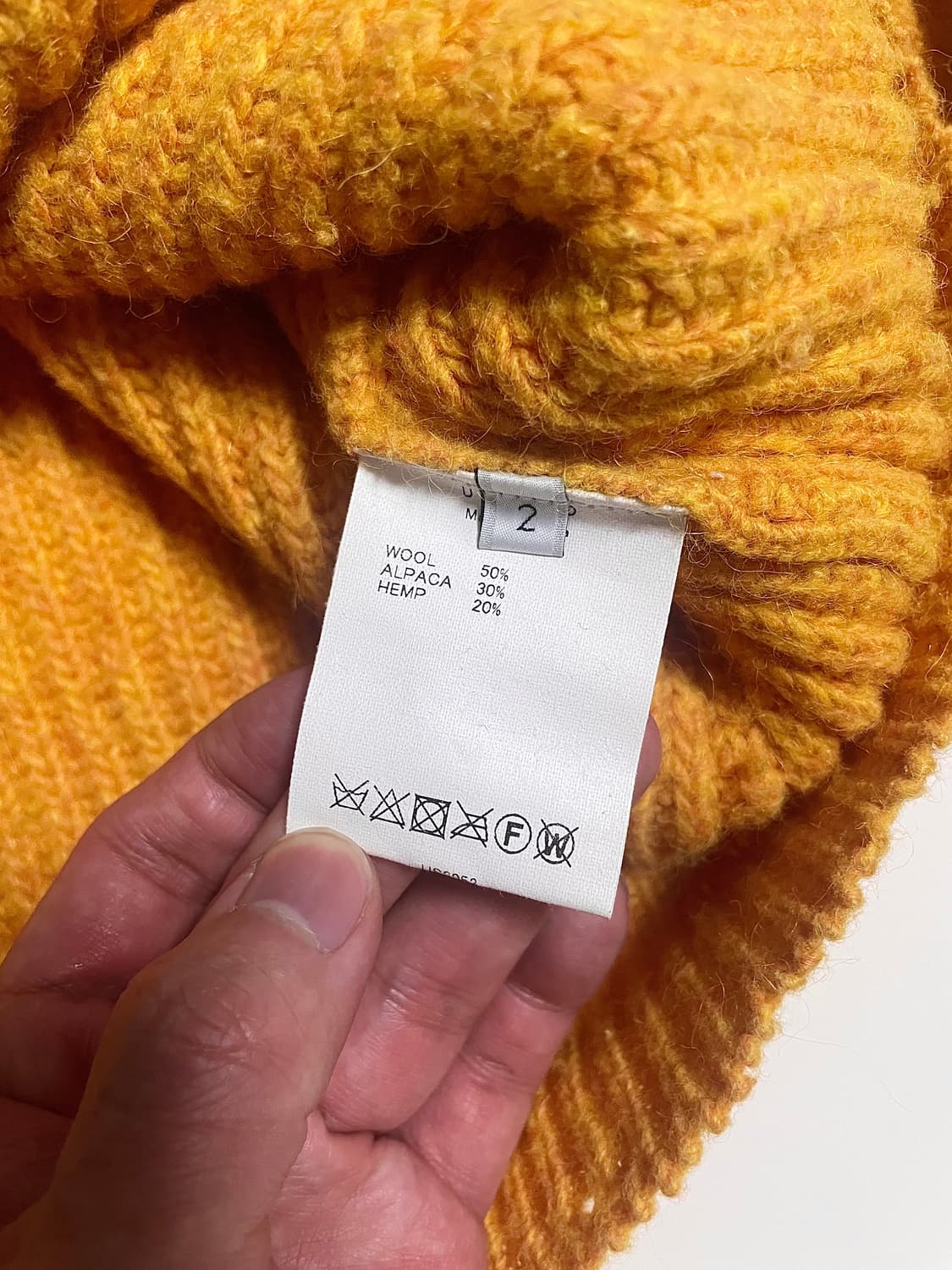 언유즈드 알파카 니트후디 상품이미지6