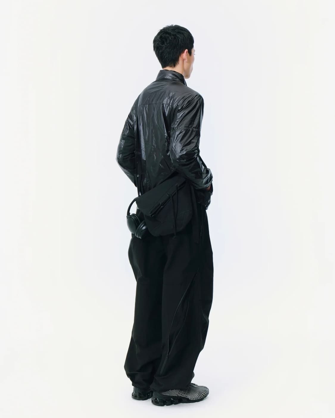 산산기어 러스터 자켓 바람막이 블랙 상품이미지2