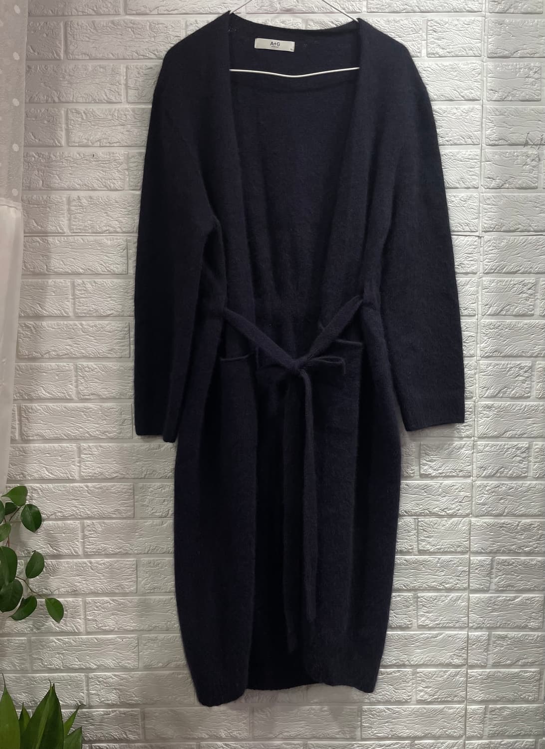 A+G 더엣지 프리미엄 폭스양모울 니트롱가디건 울니트코트 상품이미지1