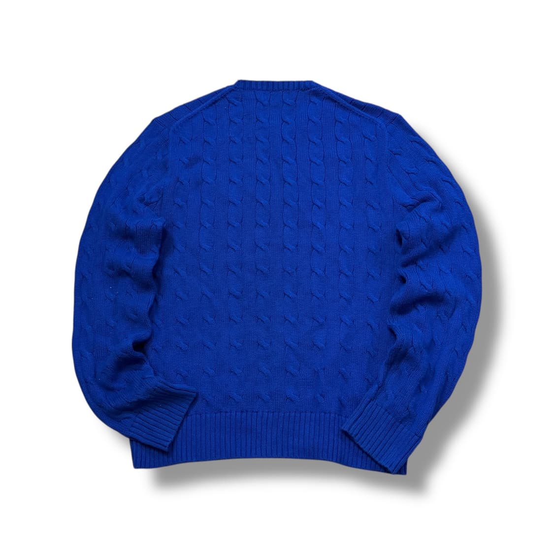 폴로 랄프로렌 블루 케이블 니트 상품이미지3