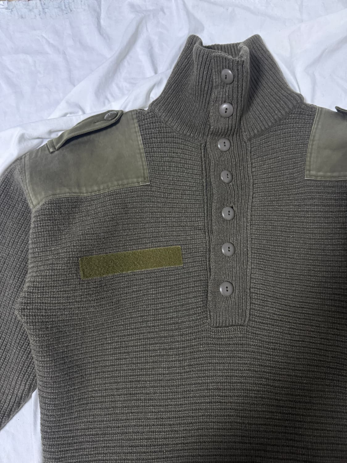 70s 오스트리아군 헤비울 코만도 니트 밀리터리 상품이미지4