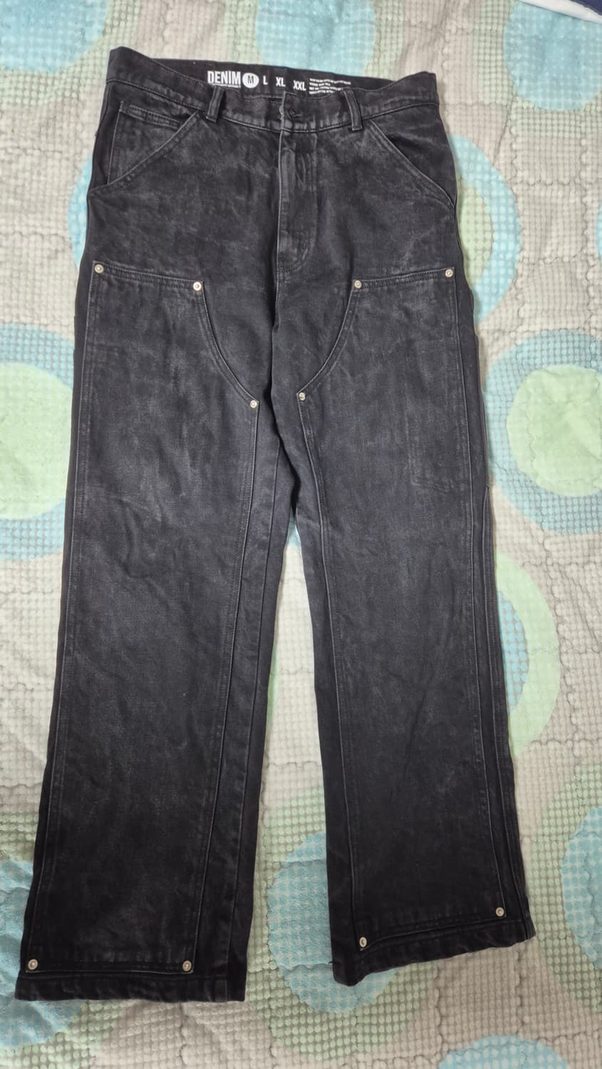 엑스트라오디너리 더블니 데님 블랙 m 상품이미지1