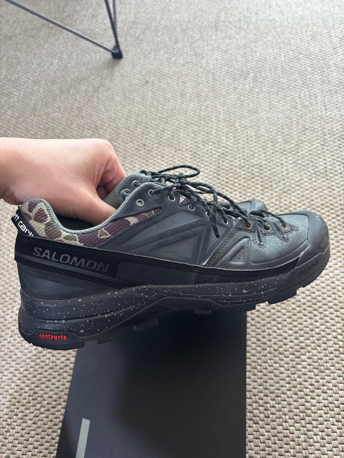 280) 살로몬 x 칼하트 WIP X-Alp 블랙 상품이미지2