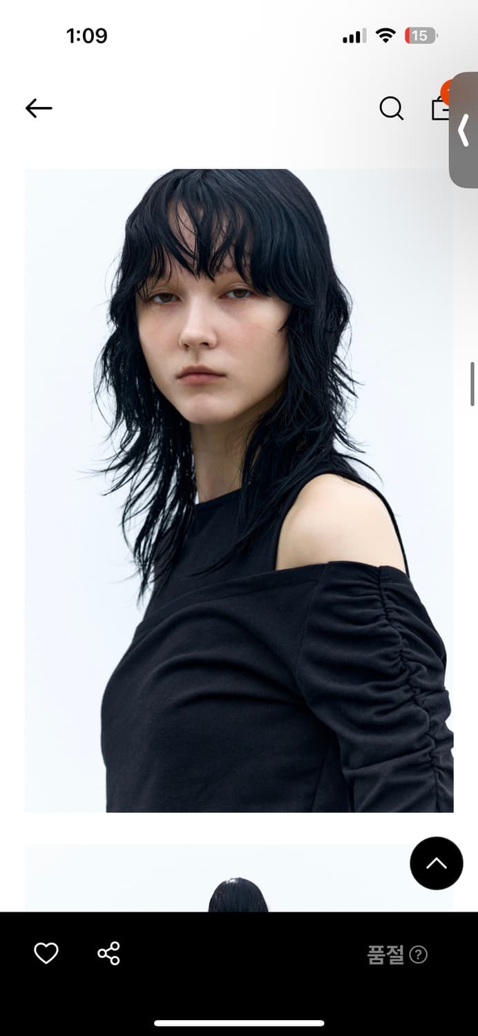 인사일런스우먼 레이어드 셔링 롱슬리브 상품이미지2