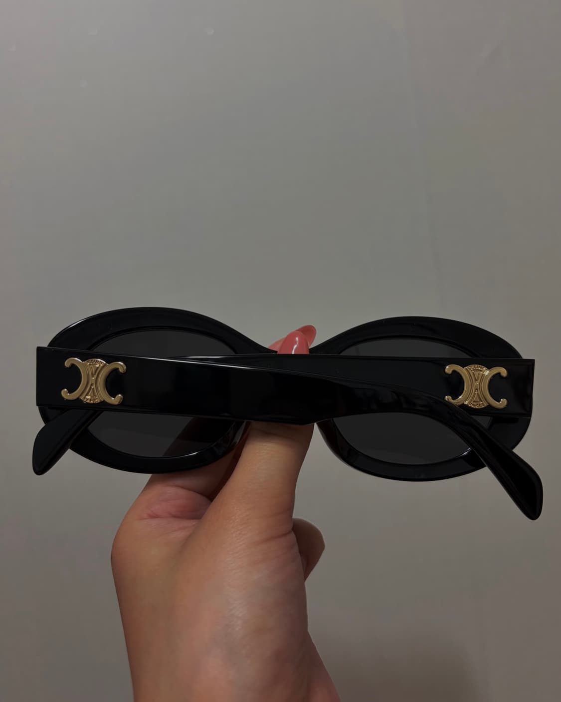 셀린느 트리옹프 01 선글라스 블랙 풀박스 상품이미지4