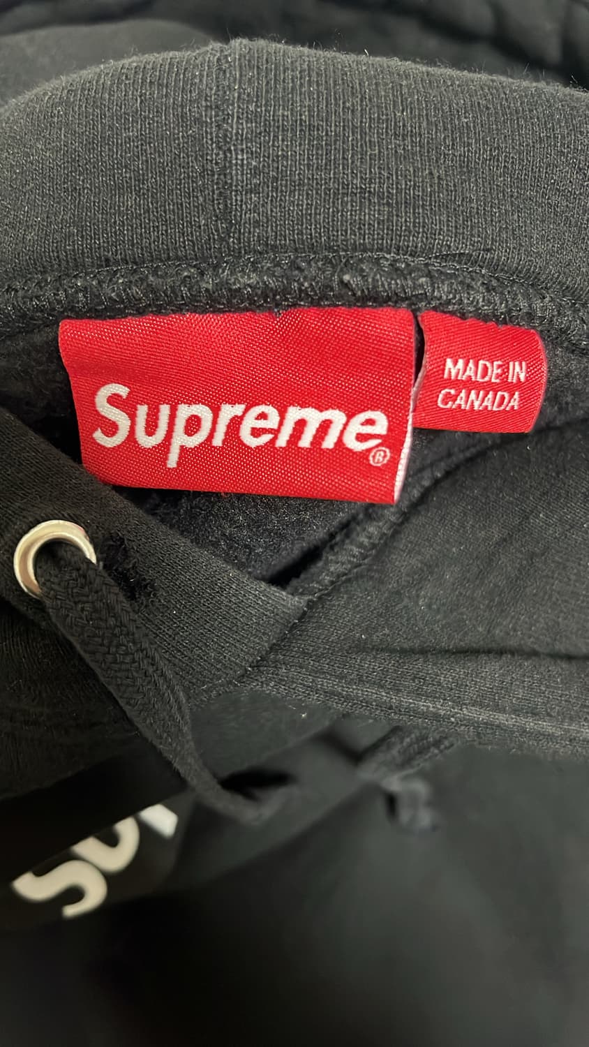 슈프림 서울 박스로고 후드 스웨트셔츠 블랙 - 23FW [M] 상품이미지3