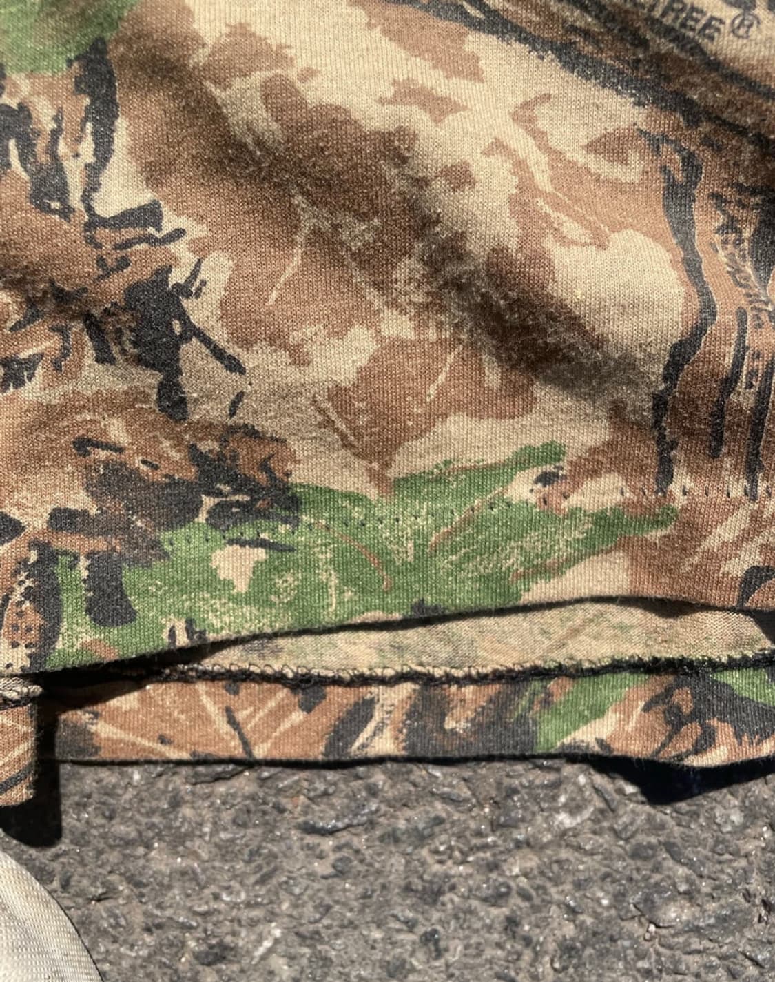 빈티지 90s made in usa 리얼트리 카모 롱슬리브 상품이미지3