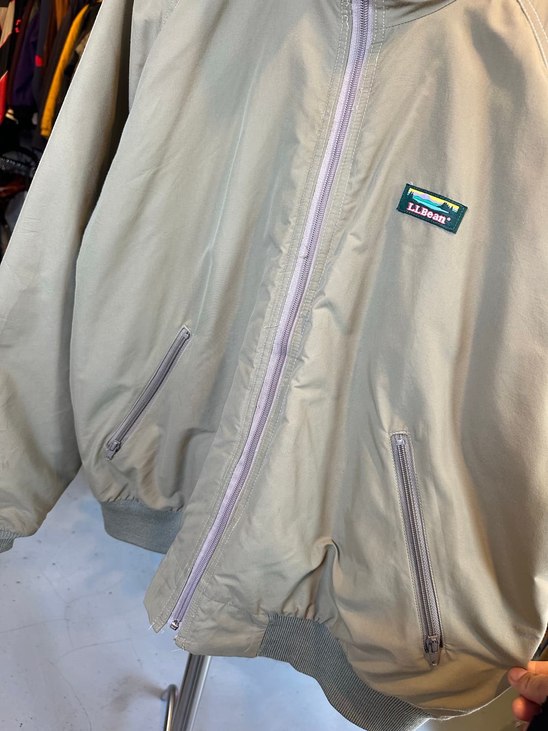 90s 엘엘빈 후리스 라이닝 윔업 트랙 자켓 상품이미지5