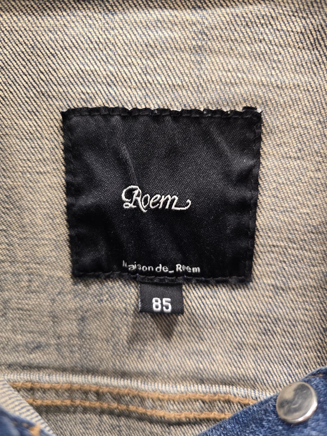로엠 데님 자켓 85(S) 상품이미지6